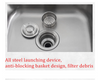 Free Standing Utility Sink w/Faucet Restaurant Kitchen Single Bowl Sink w/Faucet