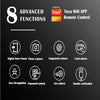 Smart Door Lock Video Voice Intercom Camera Fingerprint Unlock with 14 languages