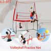 Adjustable Volleyball Practice Net w/ Sturdy Steel Frame Carry Bag 6.5-8FT AU