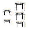5 Pack Plant Stand Heavy Duty Outdoor Indoor Flower Pots Holder Metal 5 Sizes AU