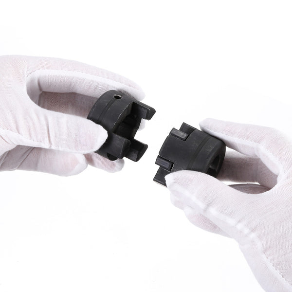 L075/L095 1/2" to 1" Flexible L-Jaw Coupling Coupler Set HT250 Cast Iron