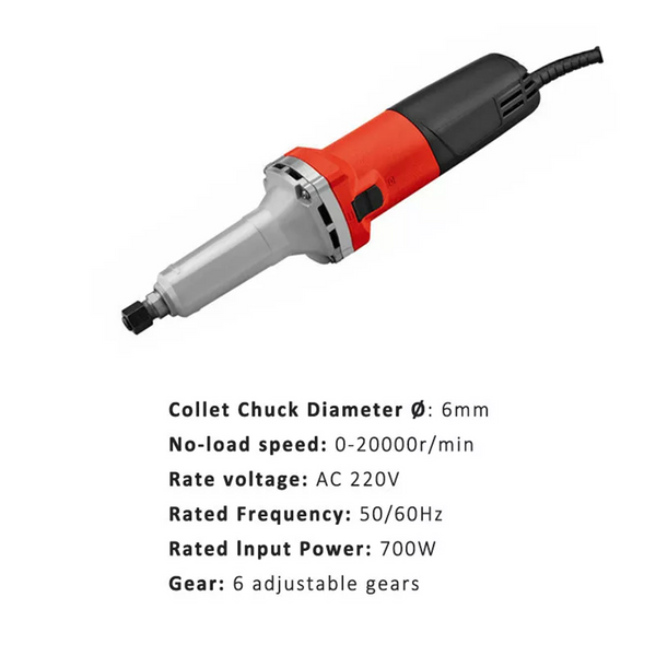 700W Die Grinder Machine Adjustable Speed Polishing Electric Engraving Machine