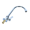 Commercial Floor Mop Sink with Drain Button Utility Sink Water Faucet Kits AU