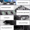 3 IN 1 Smoke Fog Bubble Machine LED Stage DJ Light Fogger DMX512 Remote Control