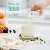 200ML Clear Glass Sauce Bottles 12pcs Milk Jar Reusable Bottle Water Jars W/ Lid