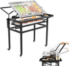 Portable Flipping Charcoal Grill 360° Rotating Charcoal BBQ Backyard Camping AU