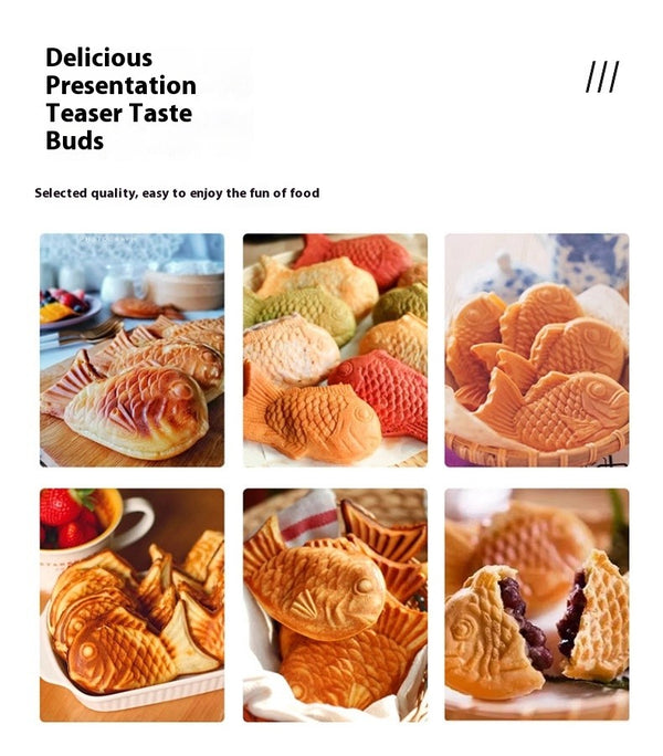 3000W Electric Taiyaki Machine Commercial Fish Shaped Waffle Maker Machine AU
