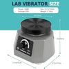 Round Dental Vibrator Variable Speed Lab Shaker Oscillator Vibrating Machine 4"
