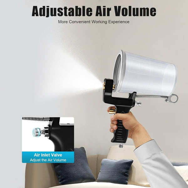 Air-Powered Spray Gun Painting Tool Gelcoat Dump Gel Coat Sprayer W/4mm Nozzle