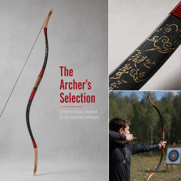 50lbs Recurve Bow and Arrow Set Traditional 50'' Archery Recurve Bow Hunting AU