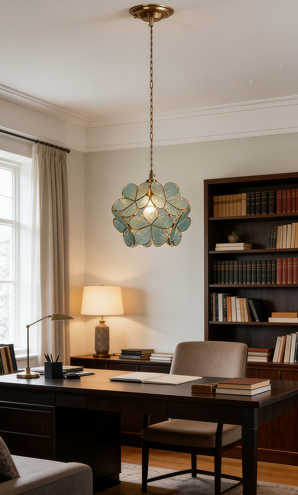Pendant Light Vintage Light Fixtures With Glass Lampshade Modern Chandelier Lamp