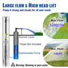 4" Solar Bore Well Pump Submersible Water 5.2m³/H 146m Farm Ranch