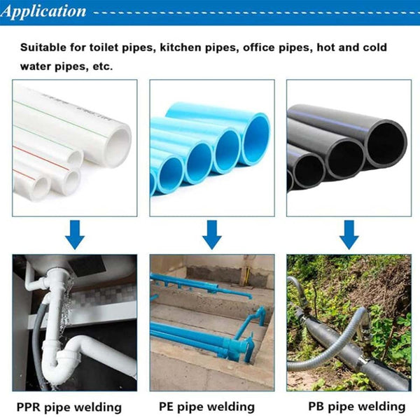 Plastic Water Pipe Welder Constant Temperature Hot Melt Machine Welder Machine
