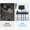 USB Charge Cable Holder Desk Cable Clips Organizer Cord Management Tidy