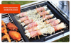 Outdoor Folding BBQ Grill Stove Charcoal Picnic Camping & Automatic Rotary Grill