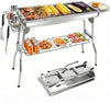 Outdoor Stainless Steel Charcoal Grill Barbecue Tool Folding Cooking Stove