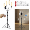 Four-arm LED Light Dimmable Lighting Phone Selfie Tripod Makeup Live Lamp 36W AU