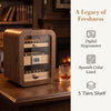 5 Tiers Cigar Humidor Cabinet 110 CT Cedar Wooden Cigar Box Digital Hygrometer