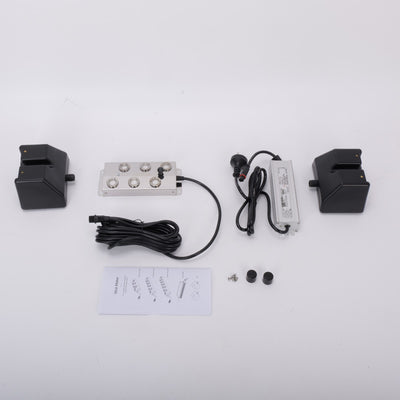 Ultrasonic Mist Maker 6 Head Pond Fogger with 250W Power Supply for Pond Garden