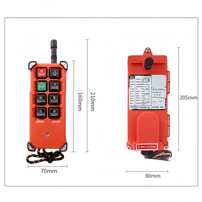 Industrial Wireless Crane Remote Control Electric Lift Hoist Transmitter F21-E1B