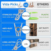 60pcs Stainless Steel Clothes Pegs Hanging Windproof Wire Clips Photos Clips AU