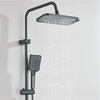 Bathroom Shower Set LED Display Piano Keys Shower Hot Cold Shower Faucet WELS