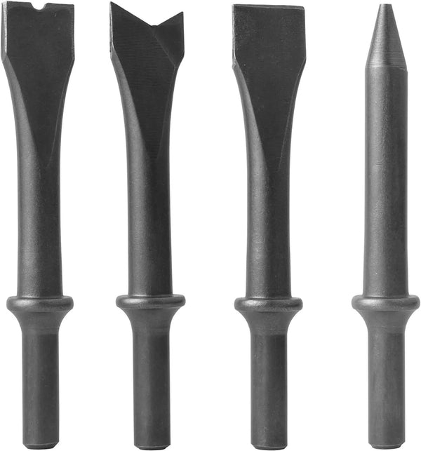 Quick Change Air Hammer + 4PCS Chisel 4500RPM 150mm Stroke Pneumatic Super Duty