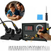 Pyrography Wood Burning Kit Wood Burner Tool Dual Pen 60W Adjustable Temperature
