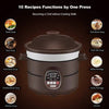 Slow Cooker 3.5L Electric Stew Pot Ceramic Inner for Soup Porridge Healthy Cook
