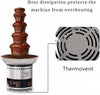 Chocolate Fountain 3.2L for Chocolate Cheese Hot Sauce Party Wedding 65cm Tall