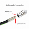 High Pressure Jetter Drain Nozzle 30/40 L/min Sewer Jetter Rotating Nozzle