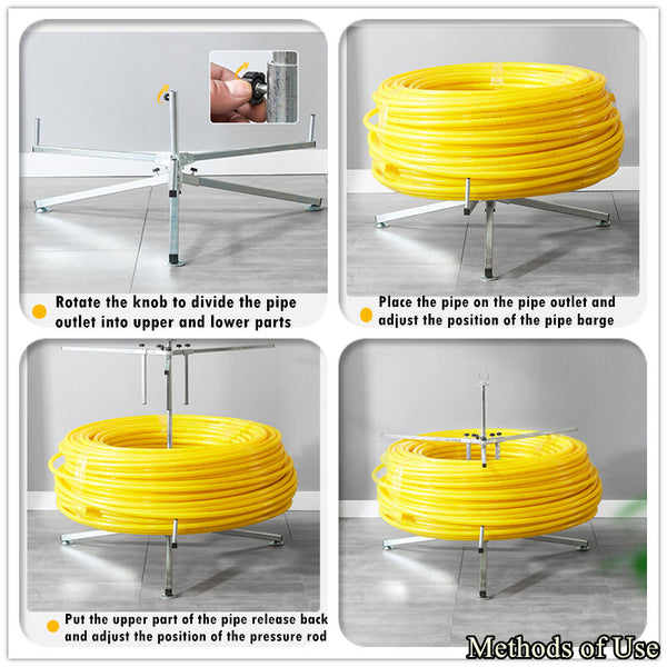 Wire Fence Spinning Reel Dispenser Feeder for Plain Barb Electric Fencing Wire