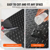 Diamond-Plate Rubber Flooring Roll 3mm Thick Garage Floor Mat 1*5M Anti-Slip