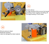 Automatic Edge Banding Machine for Woodworking Curve Straight Edge Bander