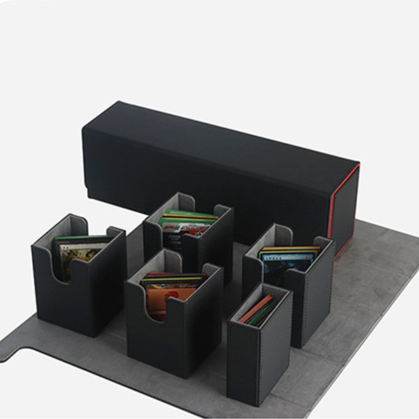 Card Deck Storage Box Durable Separated Case Carrying Trading MTG Card Organizer