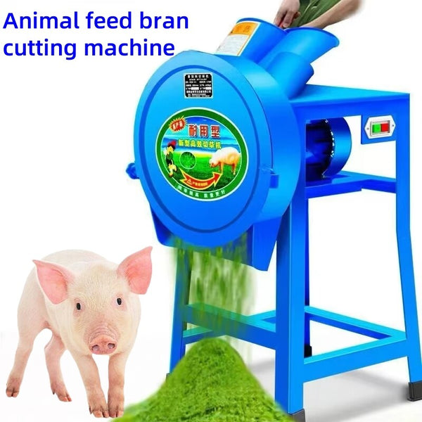 Hay Cutter Machine Electronic Grass Chaff Cutter Pig Animal Feed Hay Crusher