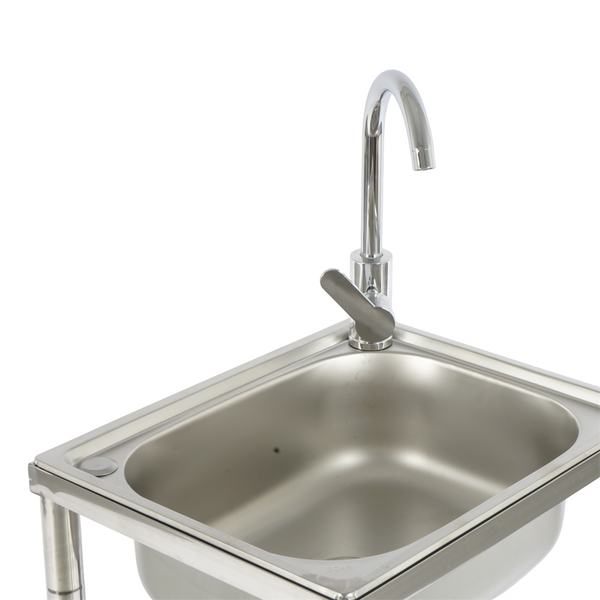 Utility Sink Free Standing Single Bowl Kitchen Sink Stainless Steel Sink AU