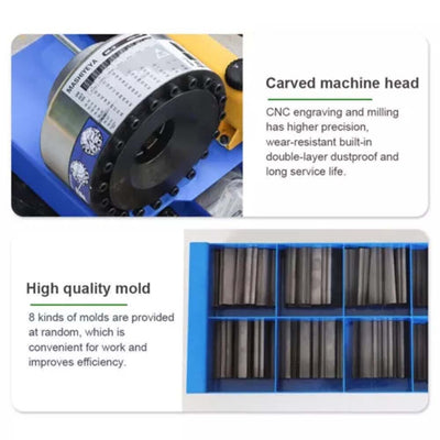 Electric Hydraulic Hose Crimping Machine Automatic Hose Crimper With 7 Set Dies