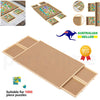 4-Drawer Puzzle Table Board 1000Pcs Wooden Puzzle Organizer Promote Parenthood