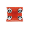 300Kg Pipe Beam Trolley Lifting Round Tube Sports Car w/ Snackle for 60mm Pipe