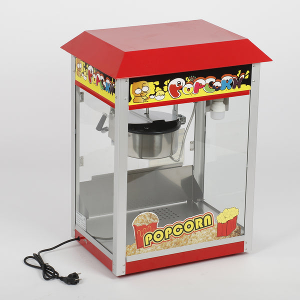 1400W Electric Popcorn Machine Theatre Commercial Popcorn Maker Popper Cooker