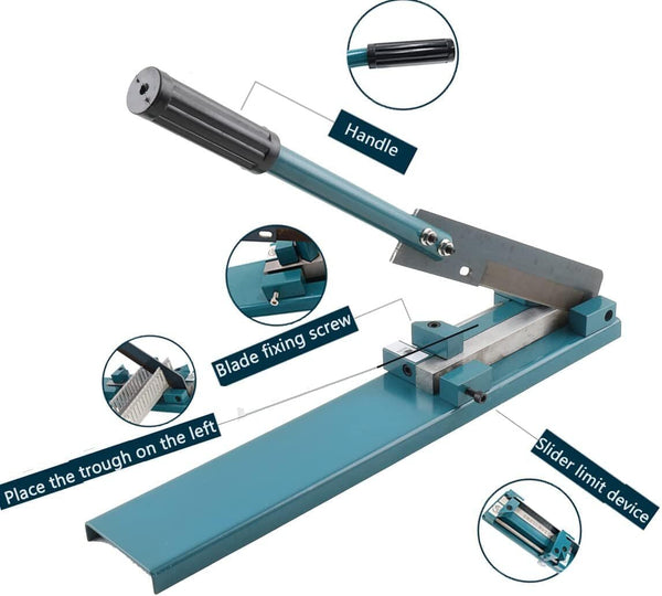 PVC Cable Trunking Cutter Open Slot Wiring Raceway Duct Cover Cutting Machine AU