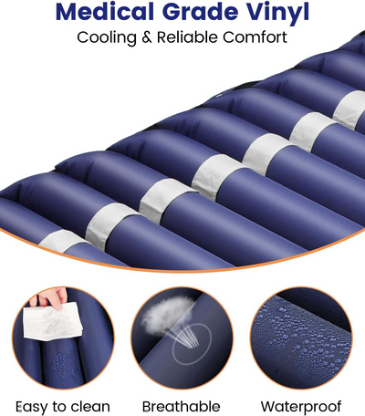 Alternating Pressure Pad Air Mattress for Hospital Bed Mattress Topper & Pump