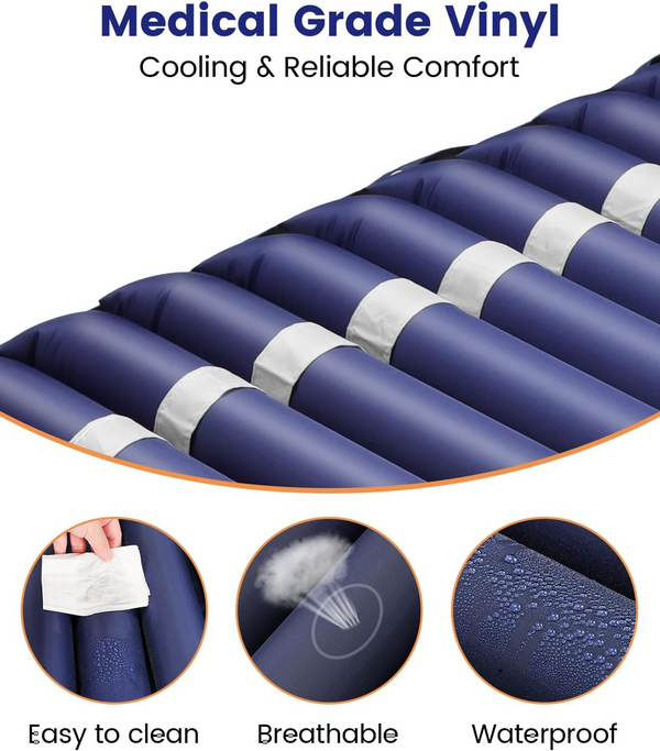 Alternating Pressure Pad Air Mattress for Hospital Bed Mattress Topper & Pump