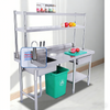 Stainless Steel Sink Kitchen Work Benches Table Washing Basin with Drawer & Rack