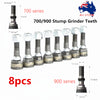 8 Pack Stump Grinder Teeth Compatible With 700/900 Series Replace Grinder Teeth