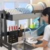 Over The Sink Dish Drying Rack 64-100CM Length and Height Adjustable Dish Drying