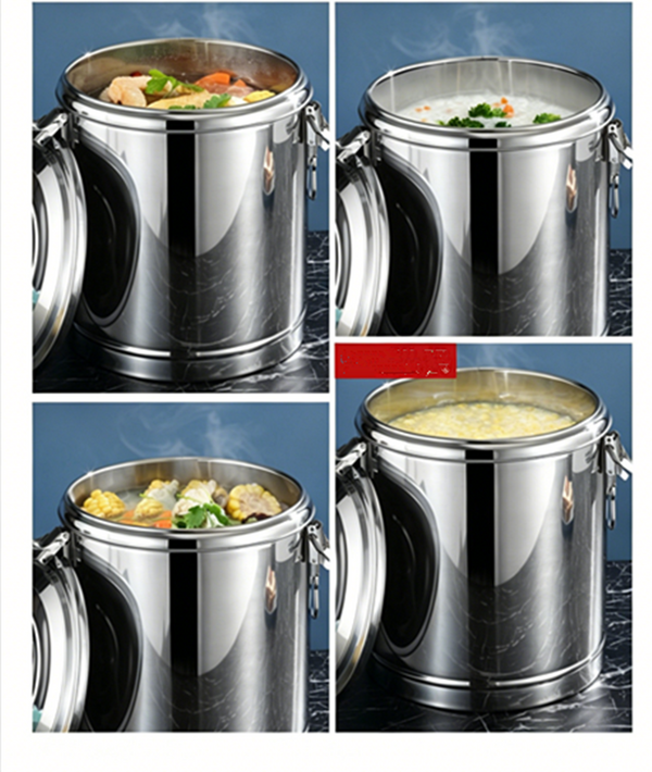 Stainless Steel Insulated Barrel Beverage Dispenser with Spigot Keep Hot Cold