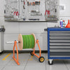 Metal Wire Spool Rack Cable Rack with Wheels, Wire Spool Holder for Wire Spools