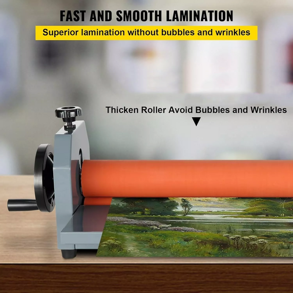 70CM Cold Laminator Machine Photos Laminating Machine Hand-cranked Peritoneal AU